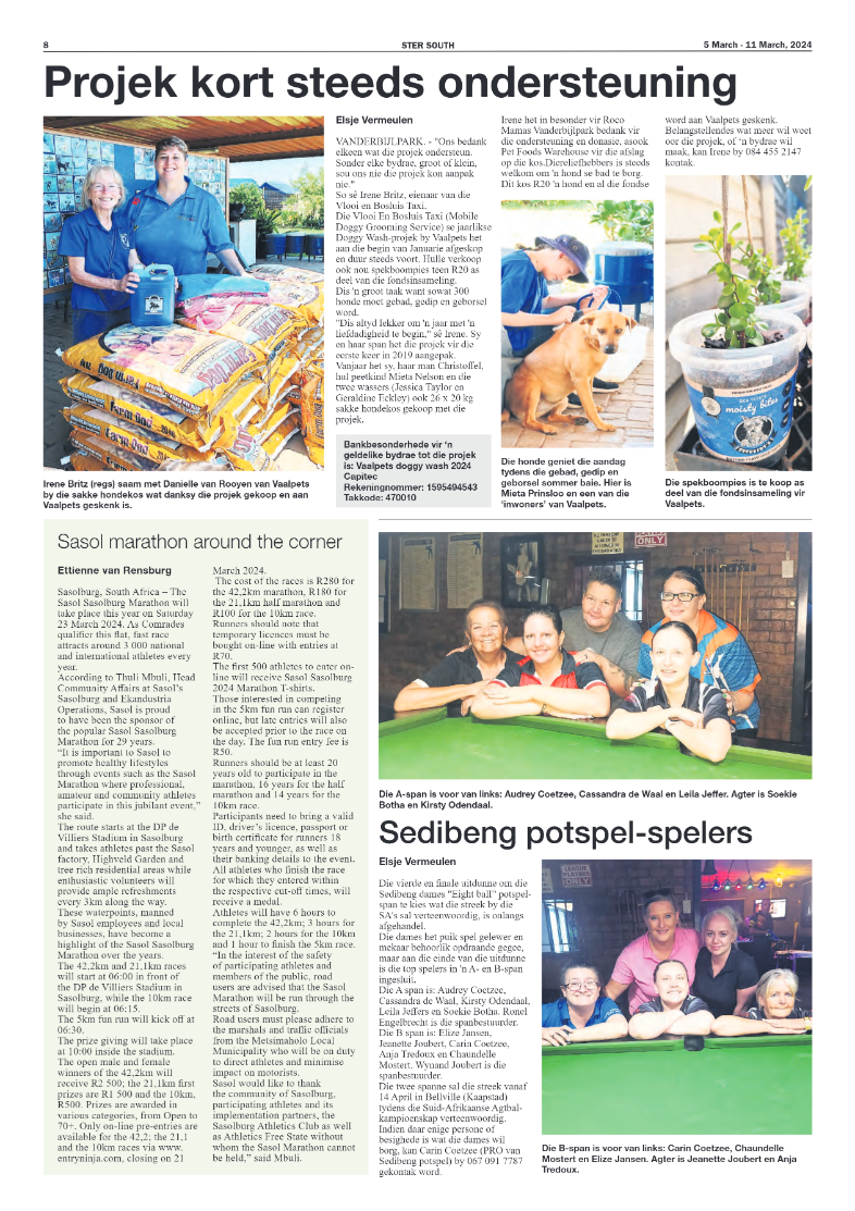 STER SOUTH 5 March – 11 March, 2024 page 8
