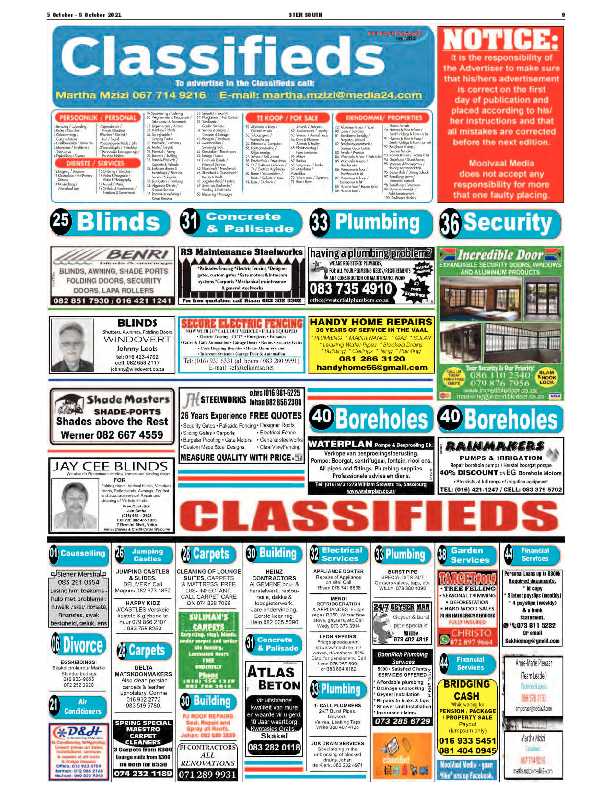 STER SOUTH 5 October – 8 October 2021 page 10