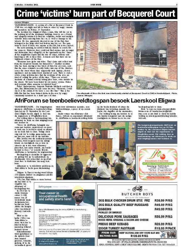 STER SOUTH 5 October – 8 October 2021 page 3