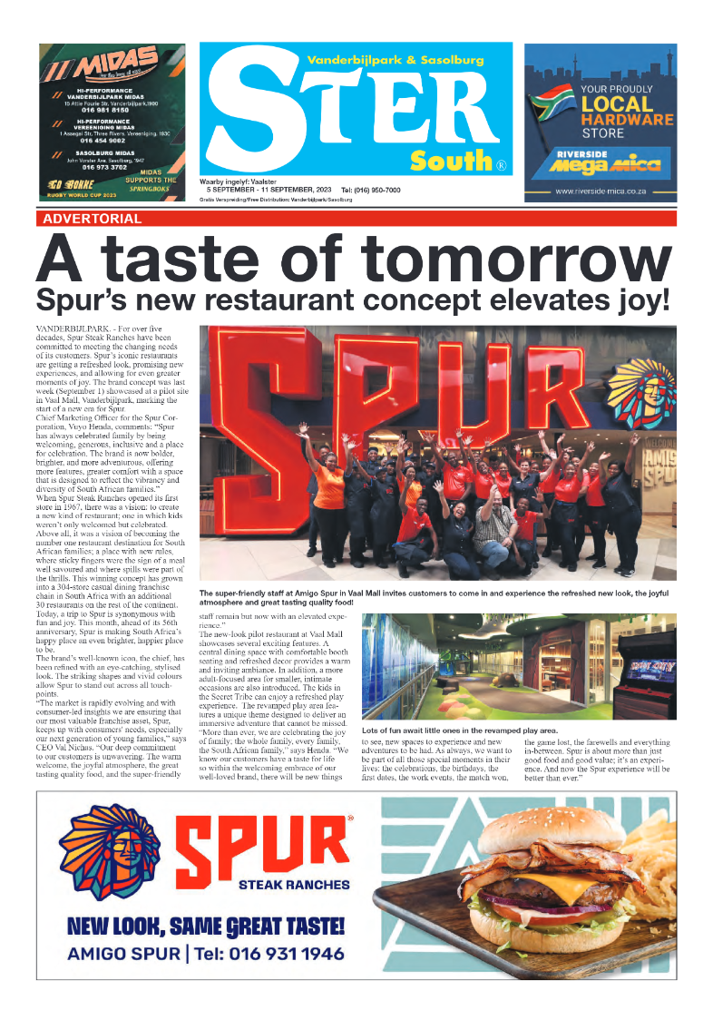 STER SOUTH 5 September – 11 September, 2023 page 1