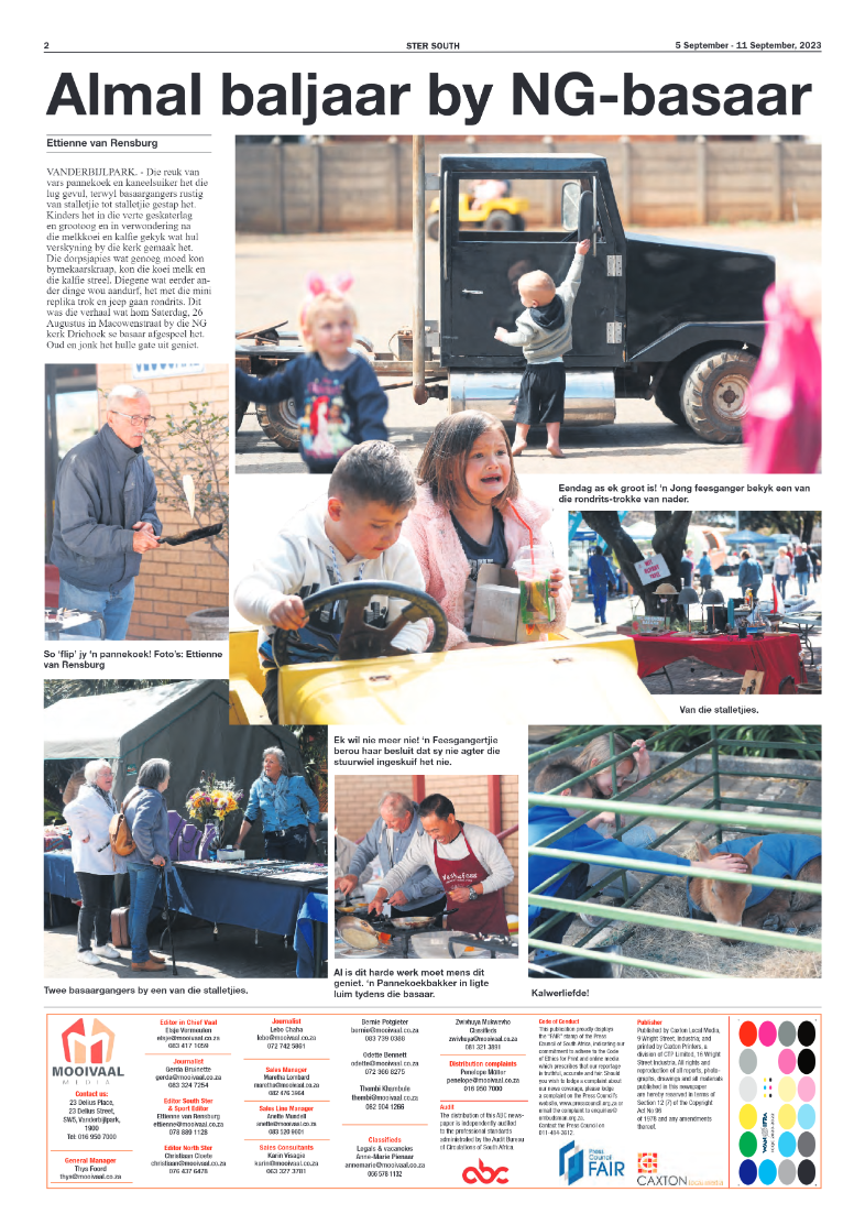 STER SOUTH 5 September – 11 September, 2023 page 2
