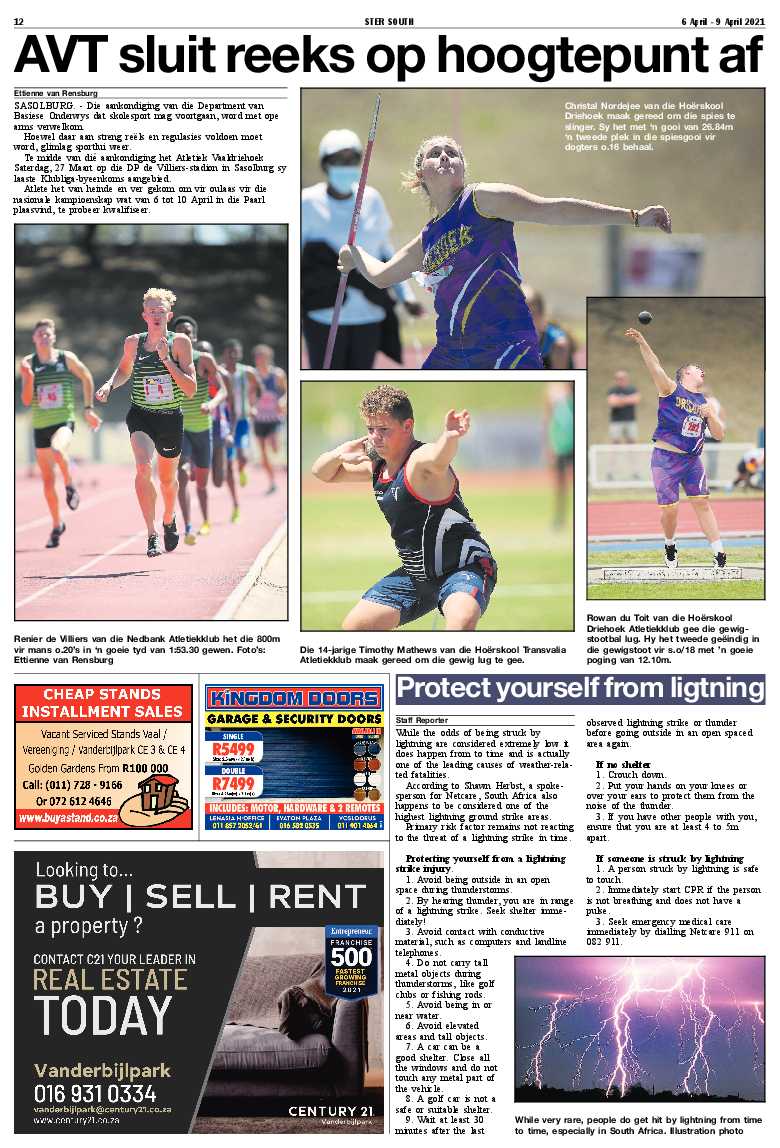 STER SOUTH 6 April – 9 April 2021 page 12