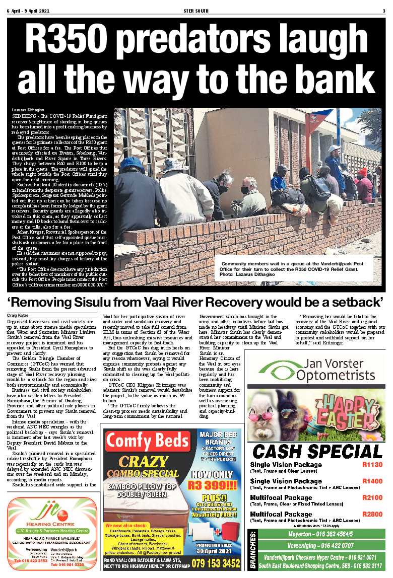 STER SOUTH 6 April – 9 April 2021 page 3