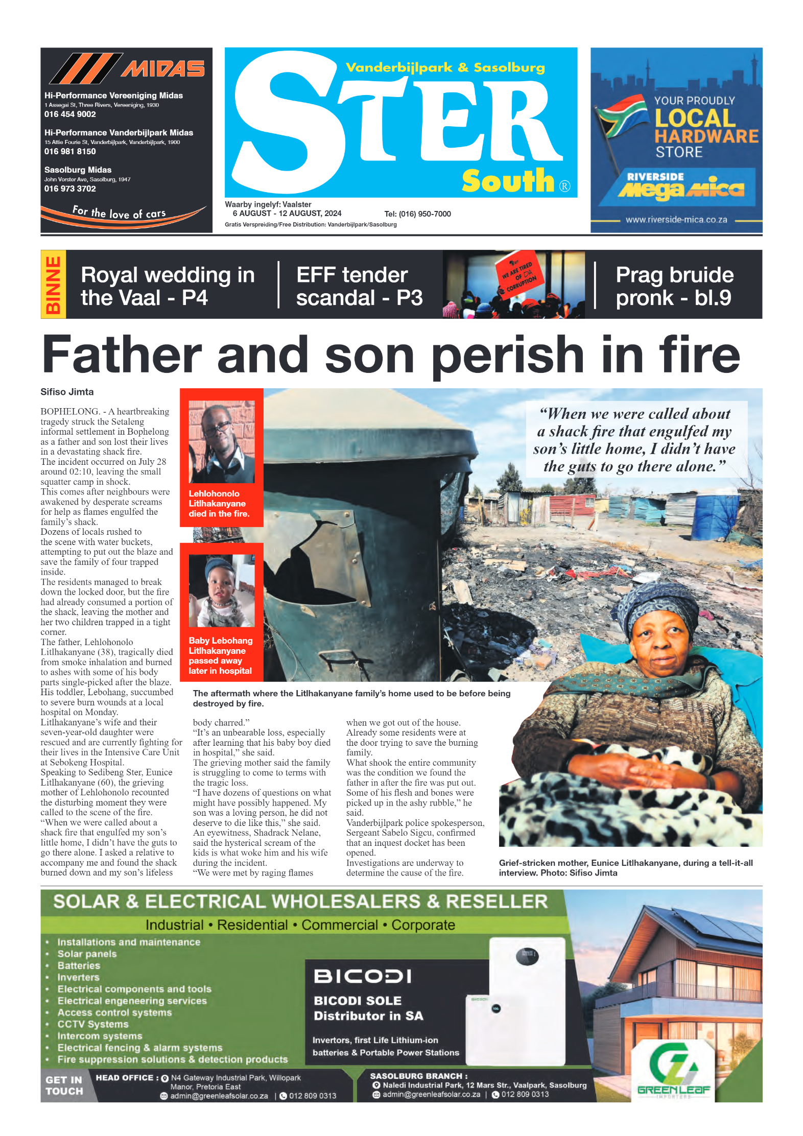STER SOUTH 6 August – 12 August, 2024 page 1