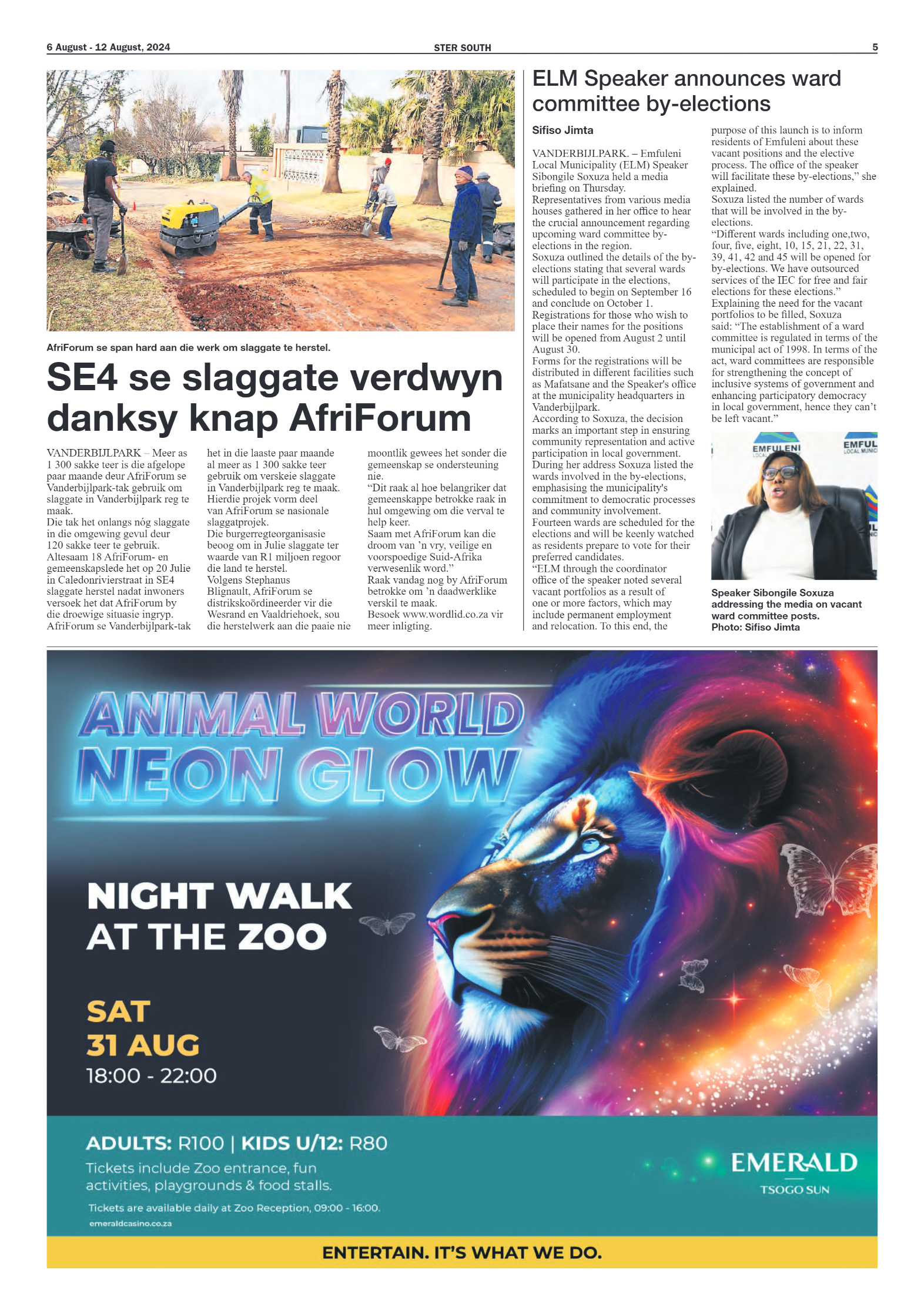 STER SOUTH 6 August – 12 August, 2024 page 5