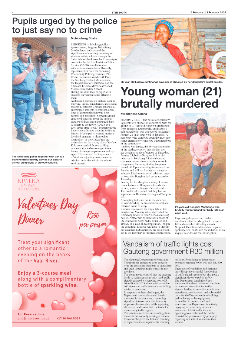 STER SOUTH 6 February – 12 February, 2024 page 4
