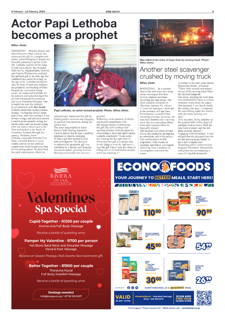 STER SOUTH 6 February – 12 February, 2024 page 5