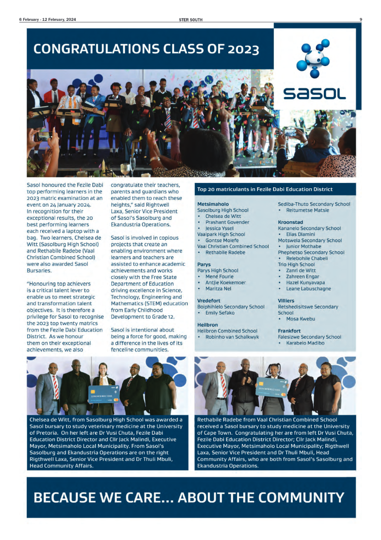 STER SOUTH 6 February – 12 February, 2024 page 9