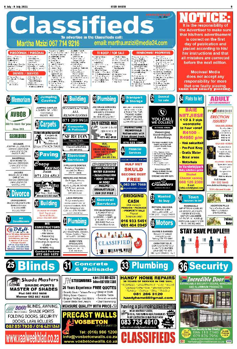 STER SOUTH 6 July – 9 July 2021 page 8
