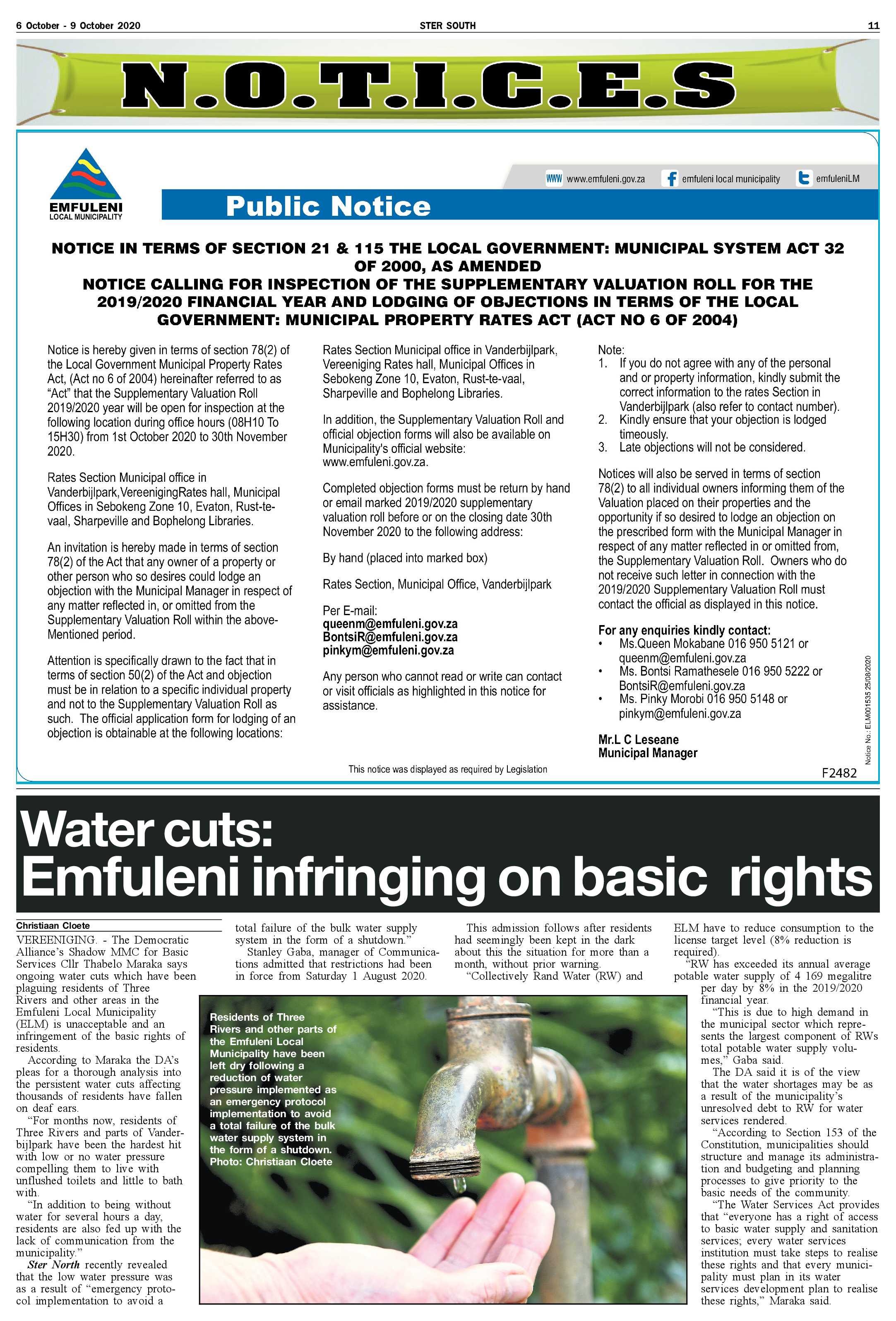 STER SOUTH 6 October – 9 October 2020 page 11
