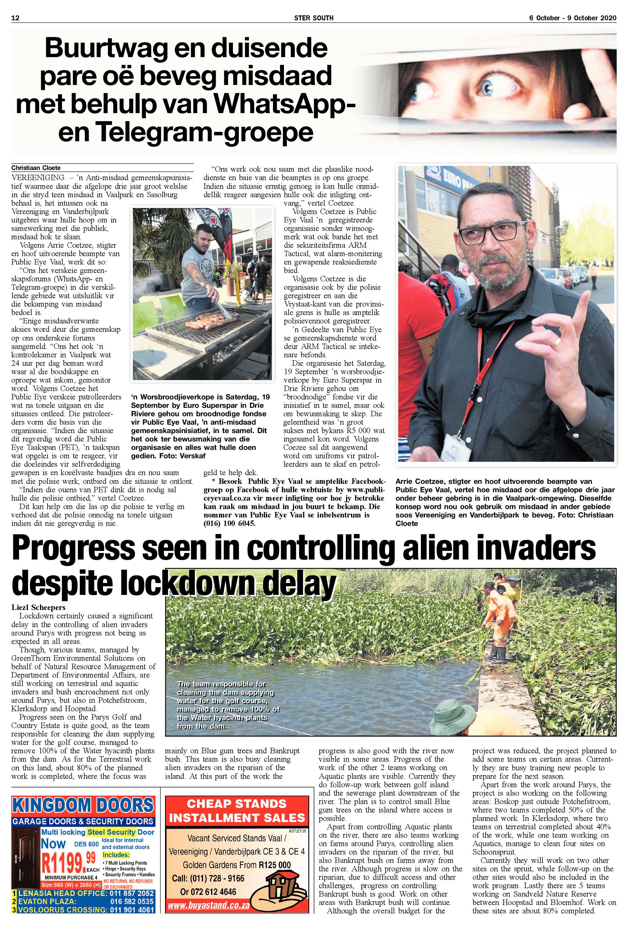 STER SOUTH 6 October – 9 October 2020 page 12