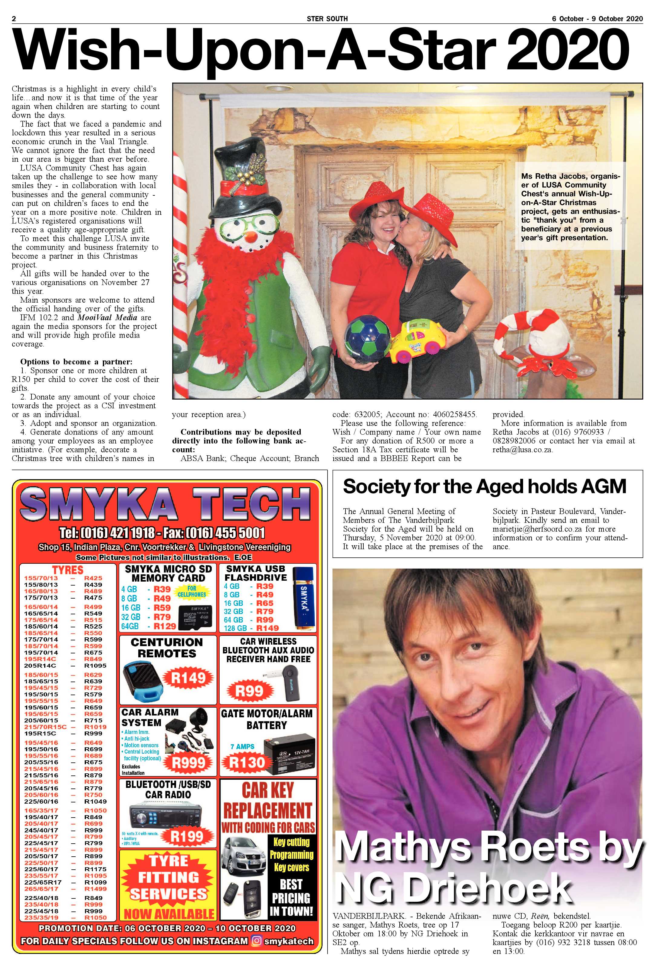 STER SOUTH 6 October – 9 October 2020 page 2