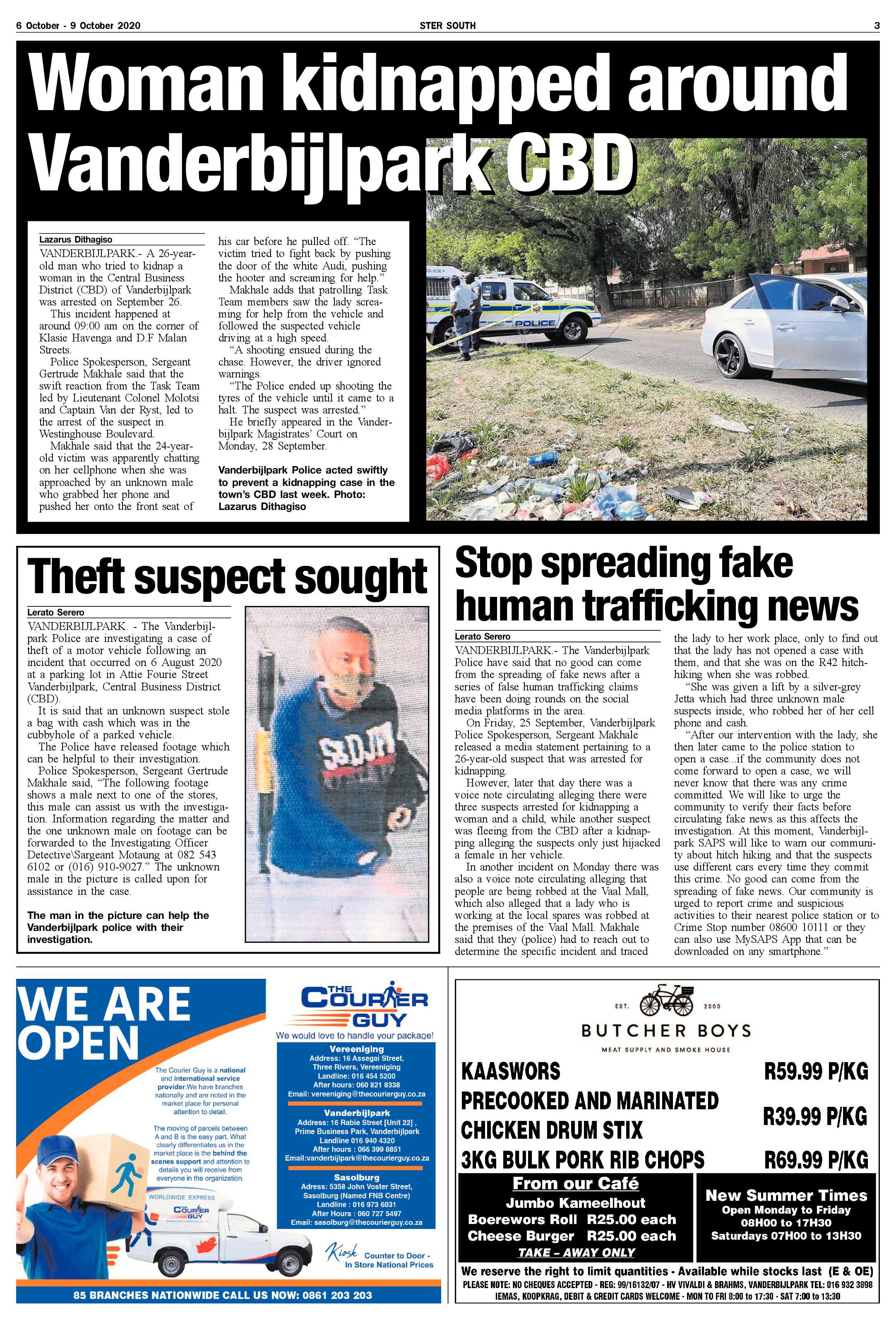 STER SOUTH 6 October – 9 October 2020 page 3