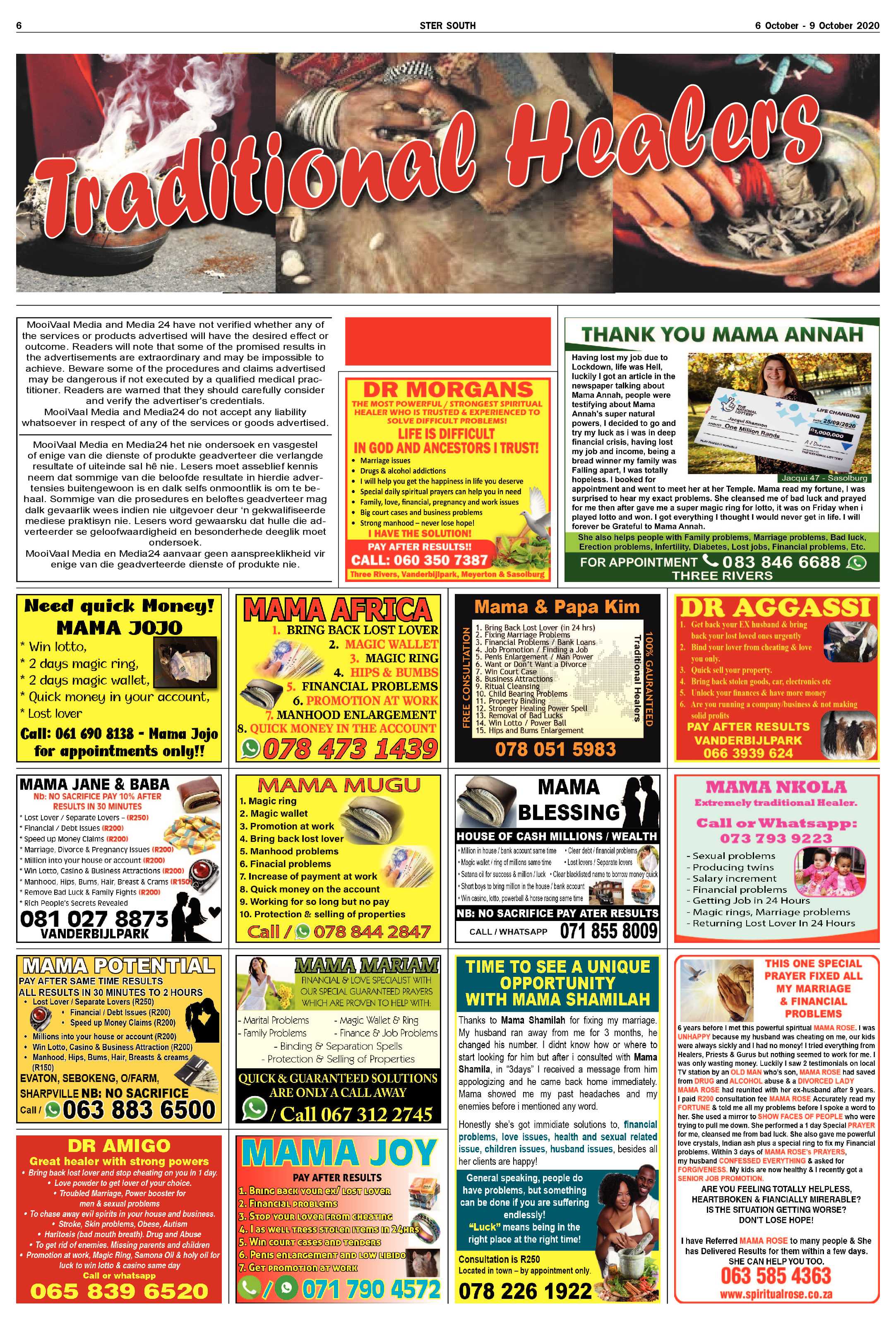STER SOUTH 6 October – 9 October 2020 page 6