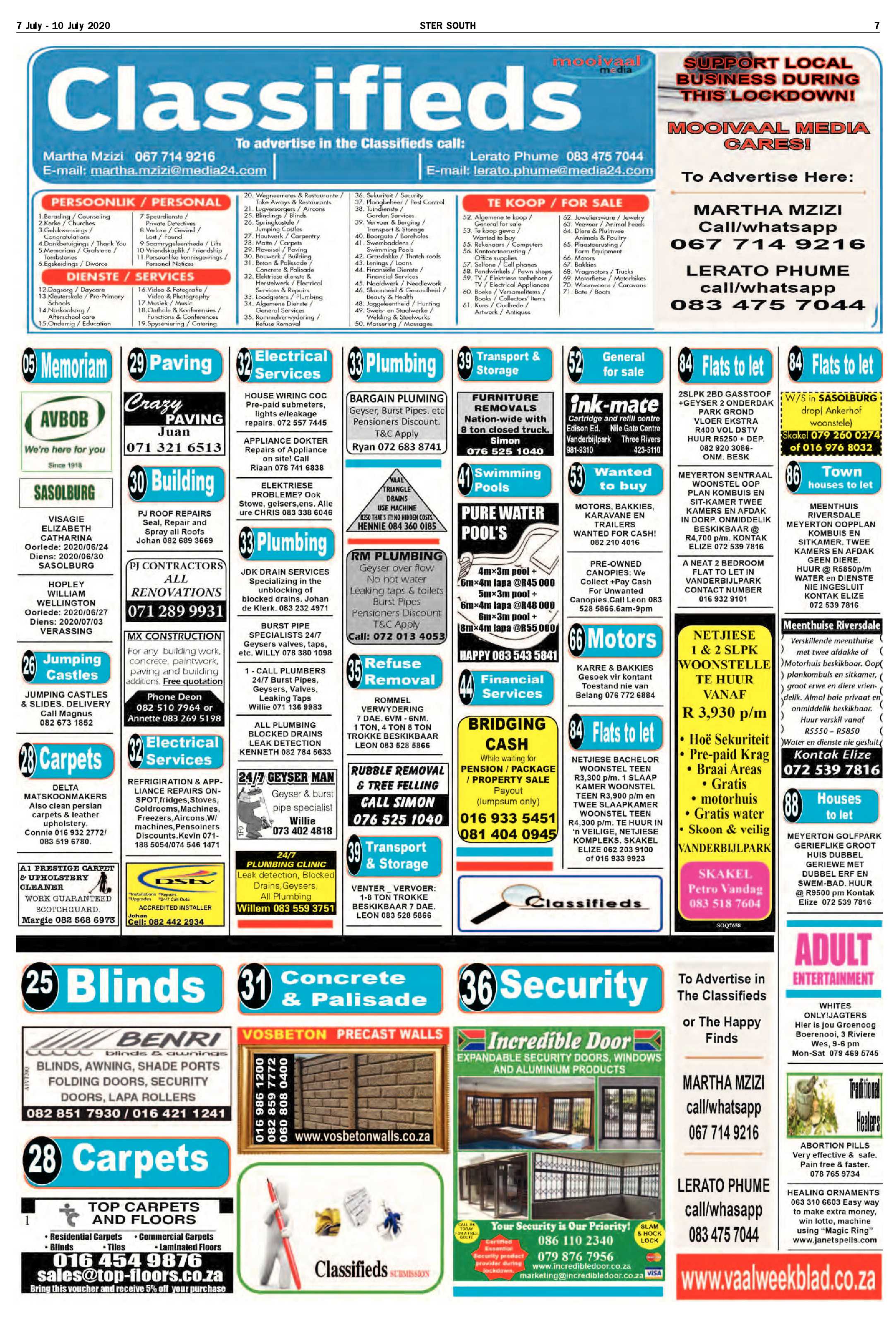 SOUTH STER 7 JULY – 10 JULY 2020 page 7