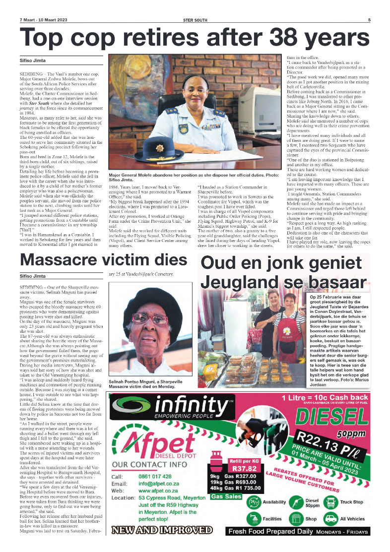 STER SOUTH 7 Maart – 10 Maart 2023 page 5