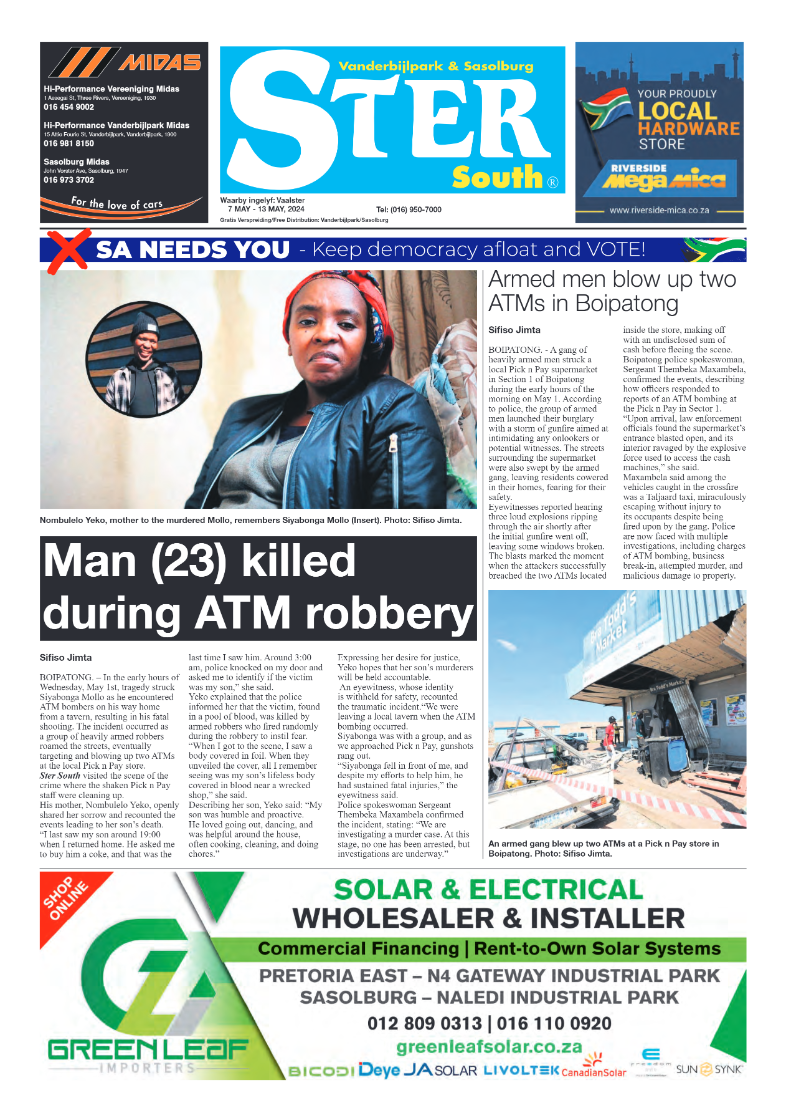 STER SOUTH 7 May – 13 May, 2024 page 1