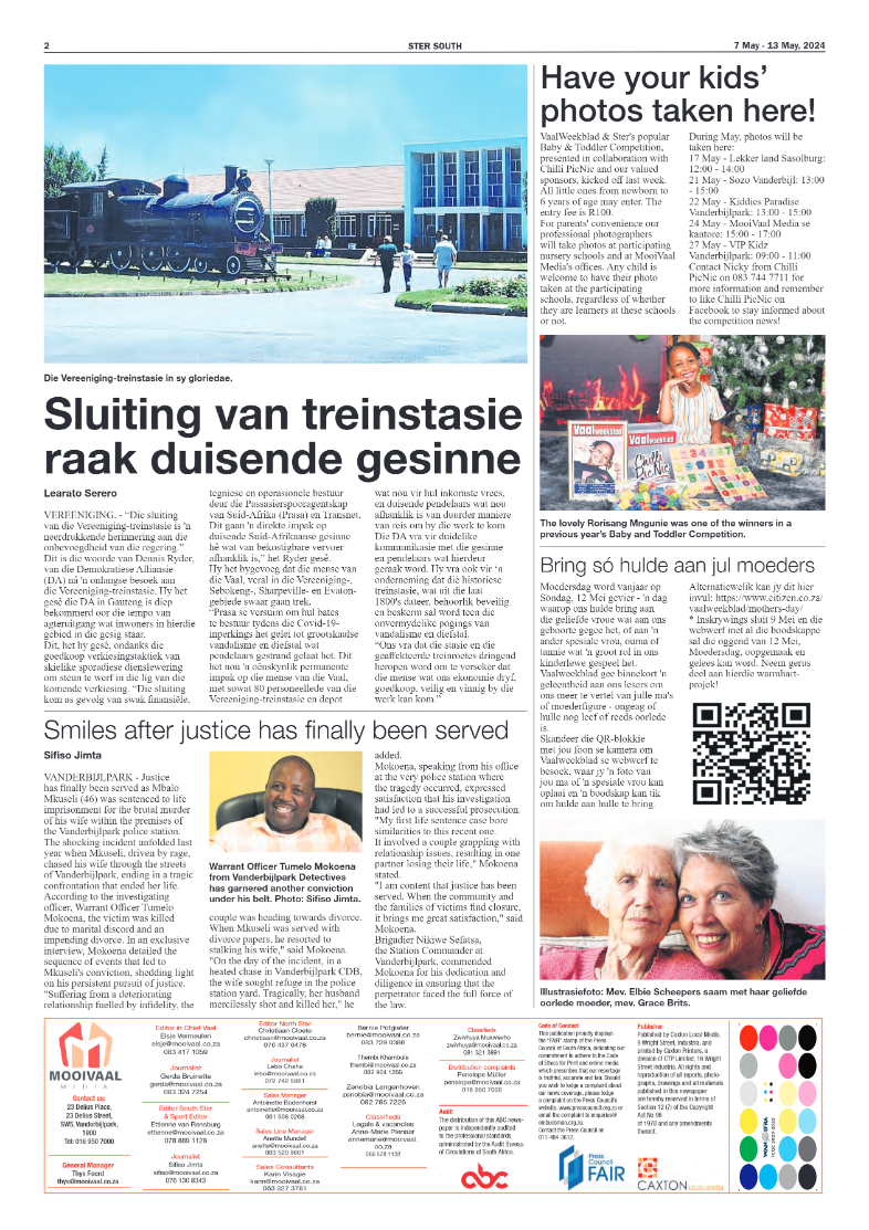 STER SOUTH 7 May – 13 May, 2024 page 2