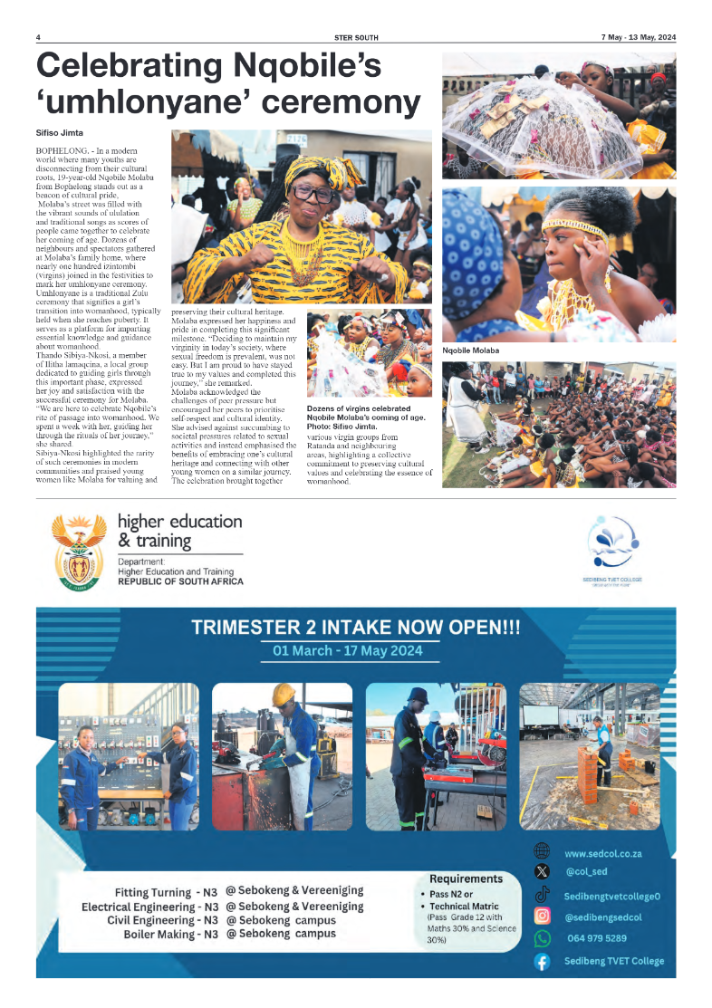 STER SOUTH 7 May – 13 May, 2024 page 4