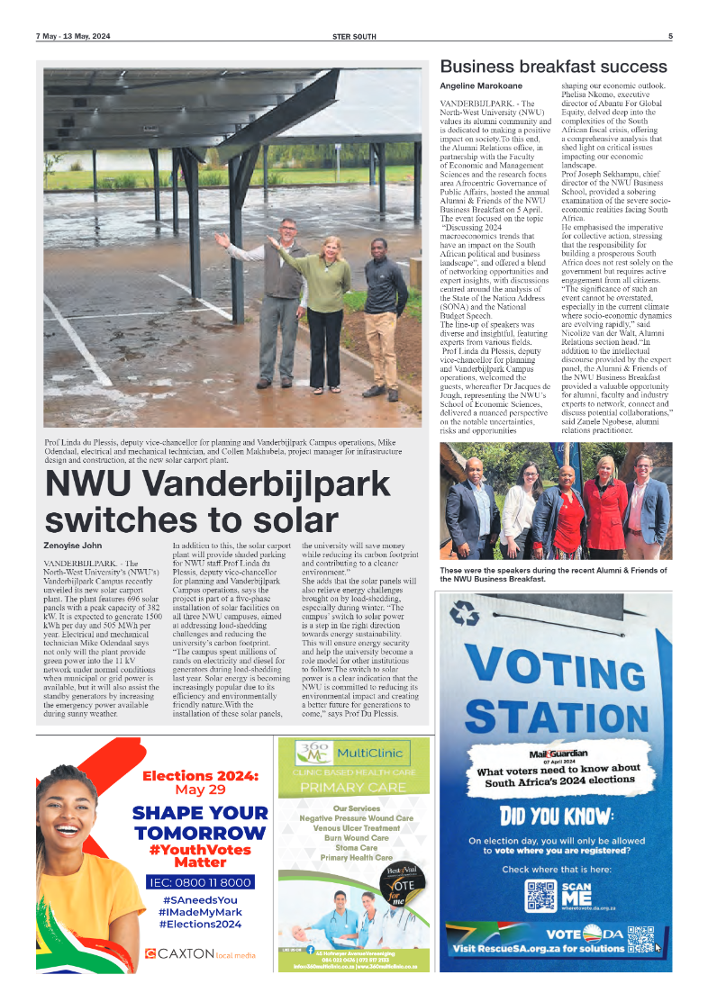 STER SOUTH 7 May – 13 May, 2024 page 5