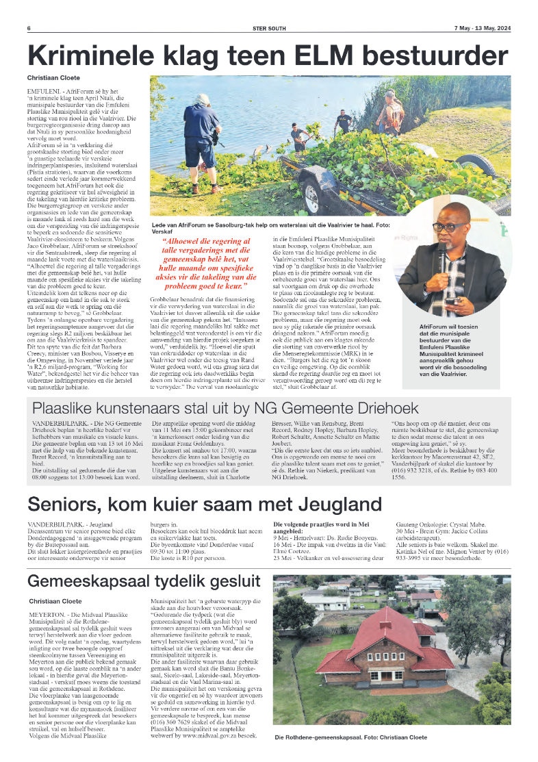 STER SOUTH 7 May – 13 May, 2024 page 6