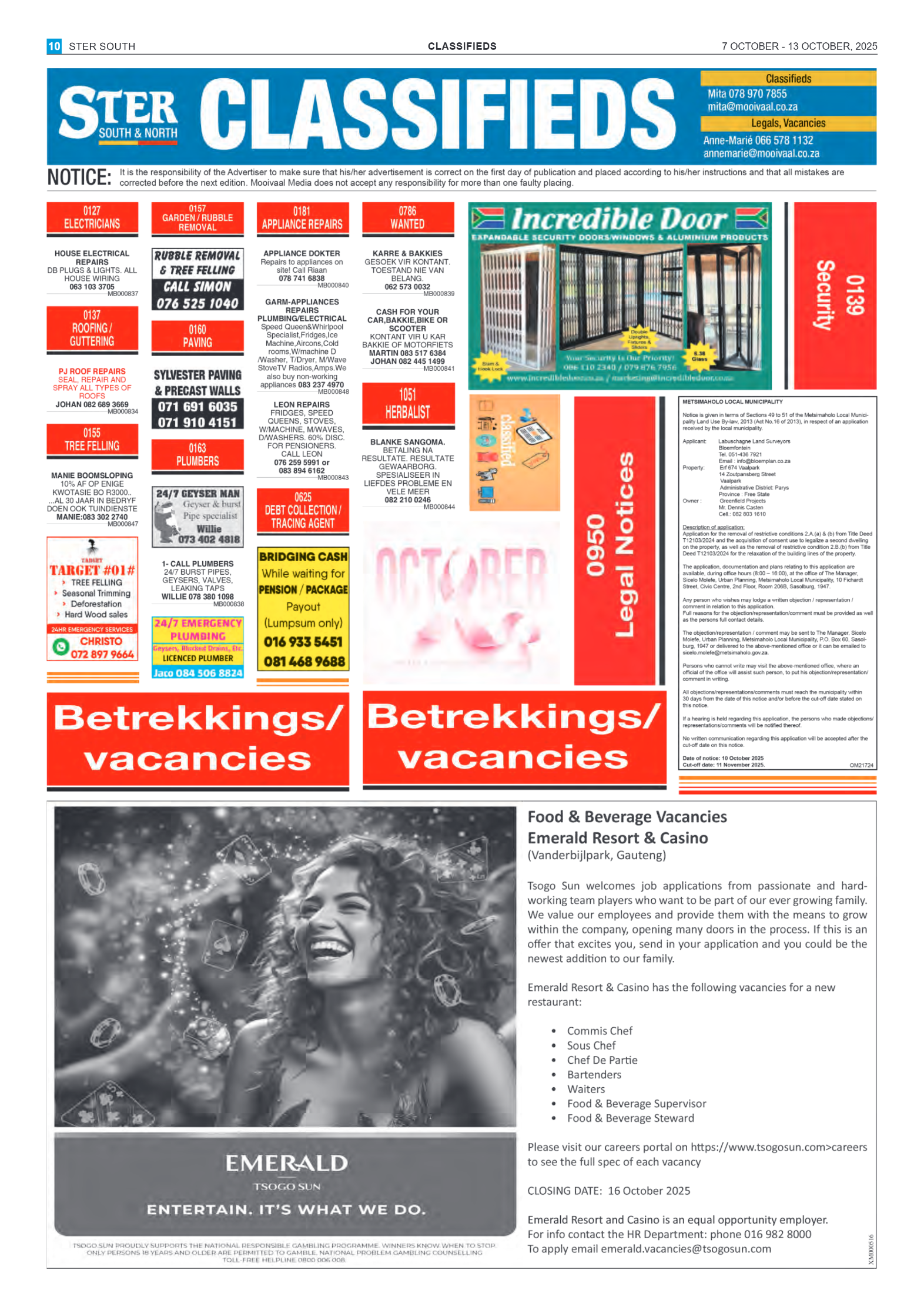 STER SOUTH 7 OCTOBER – 13 OCTOBER, 2025 page 10