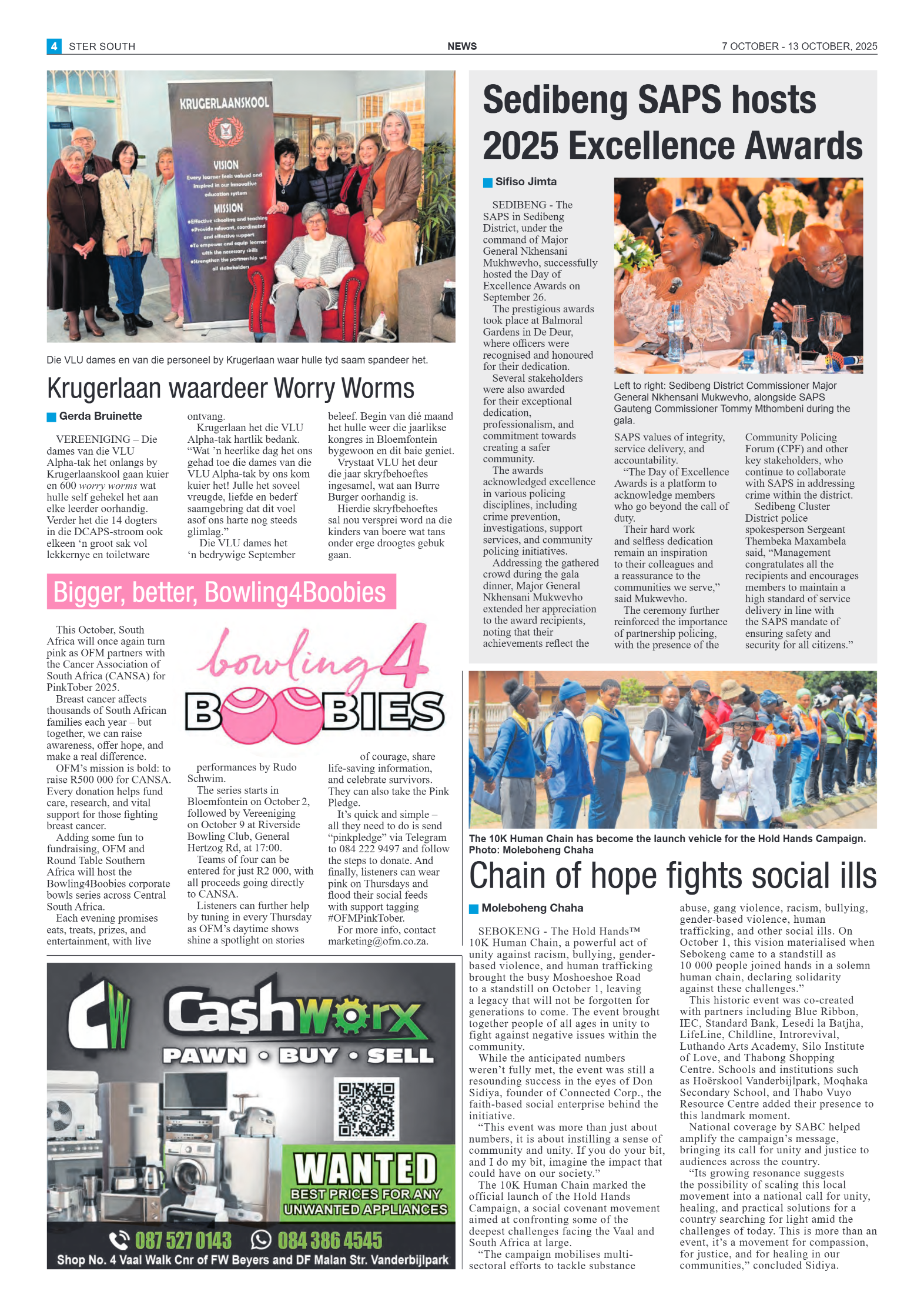 STER SOUTH 7 OCTOBER – 13 OCTOBER, 2025 page 4
