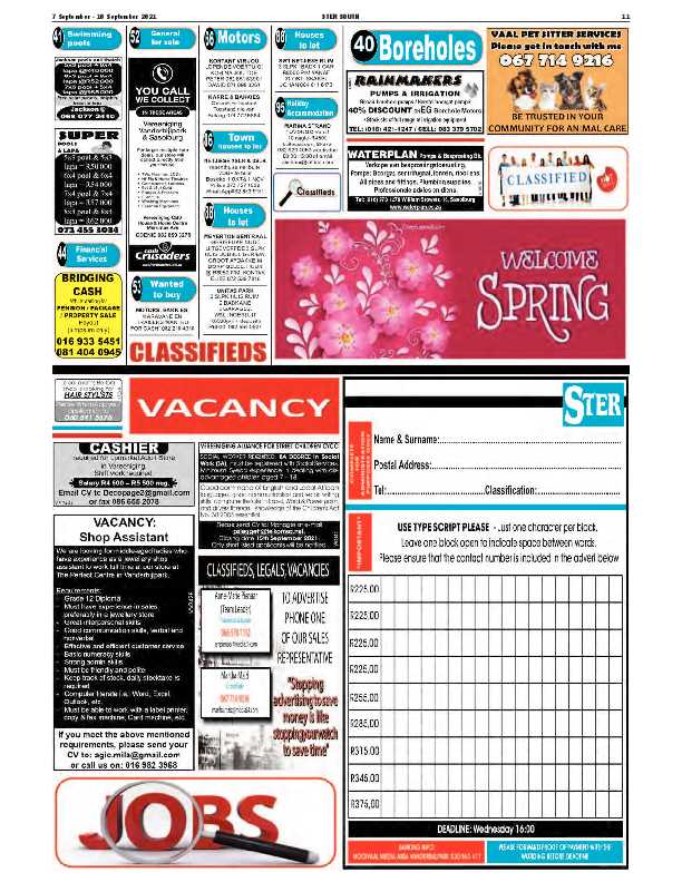 STER SOUTH 7 September – 10 September 2021 page 10