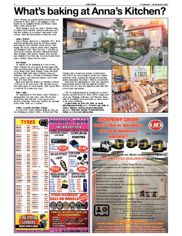 STER SOUTH 7 September – 10 September 2021 page 4