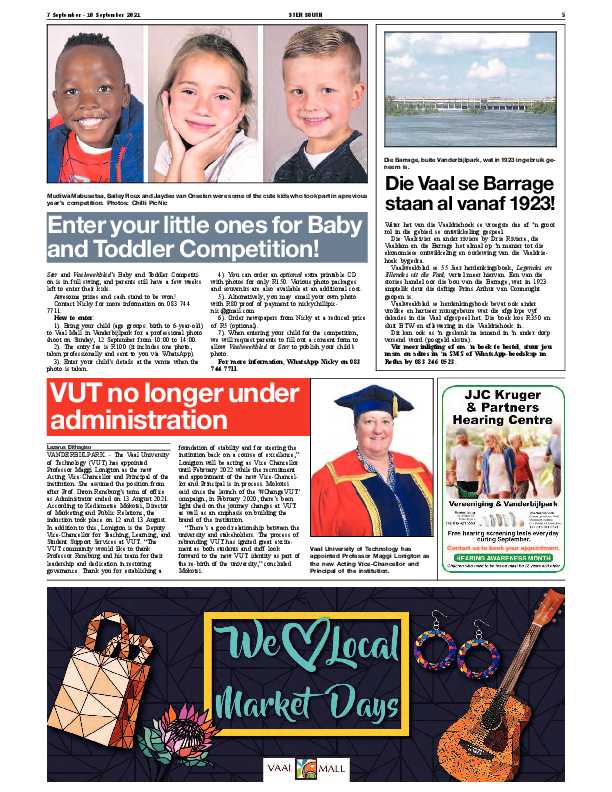 STER SOUTH 7 September – 10 September 2021 page 5