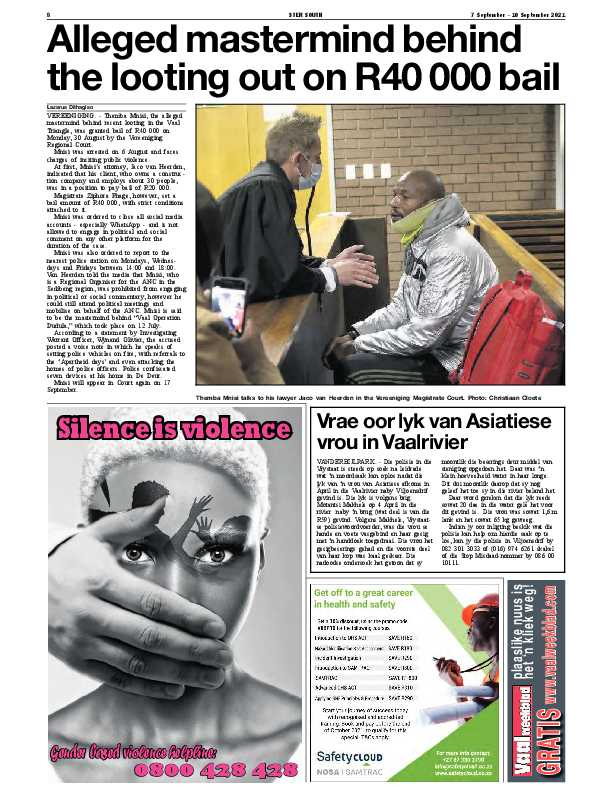 STER SOUTH 7 September – 10 September 2021 page 8