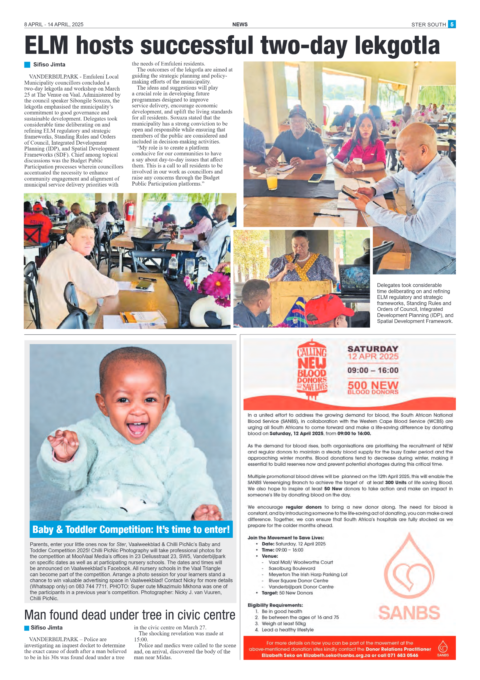 STER SOUTH 8 APRIL – 14 APRIL, 2025 page 5