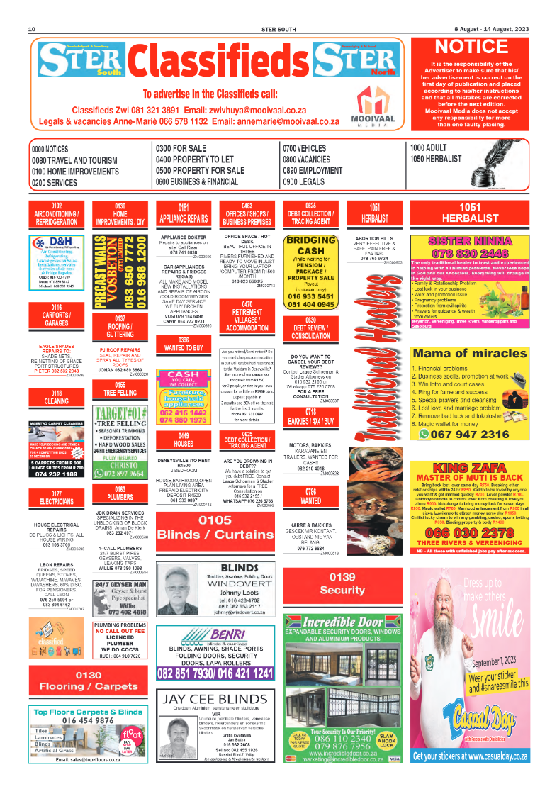 STER SOUTH 8 August – 14 August, 2023 page 10