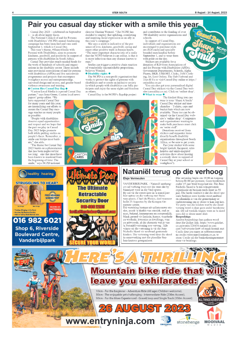 STER SOUTH 8 August – 14 August, 2023 page 4