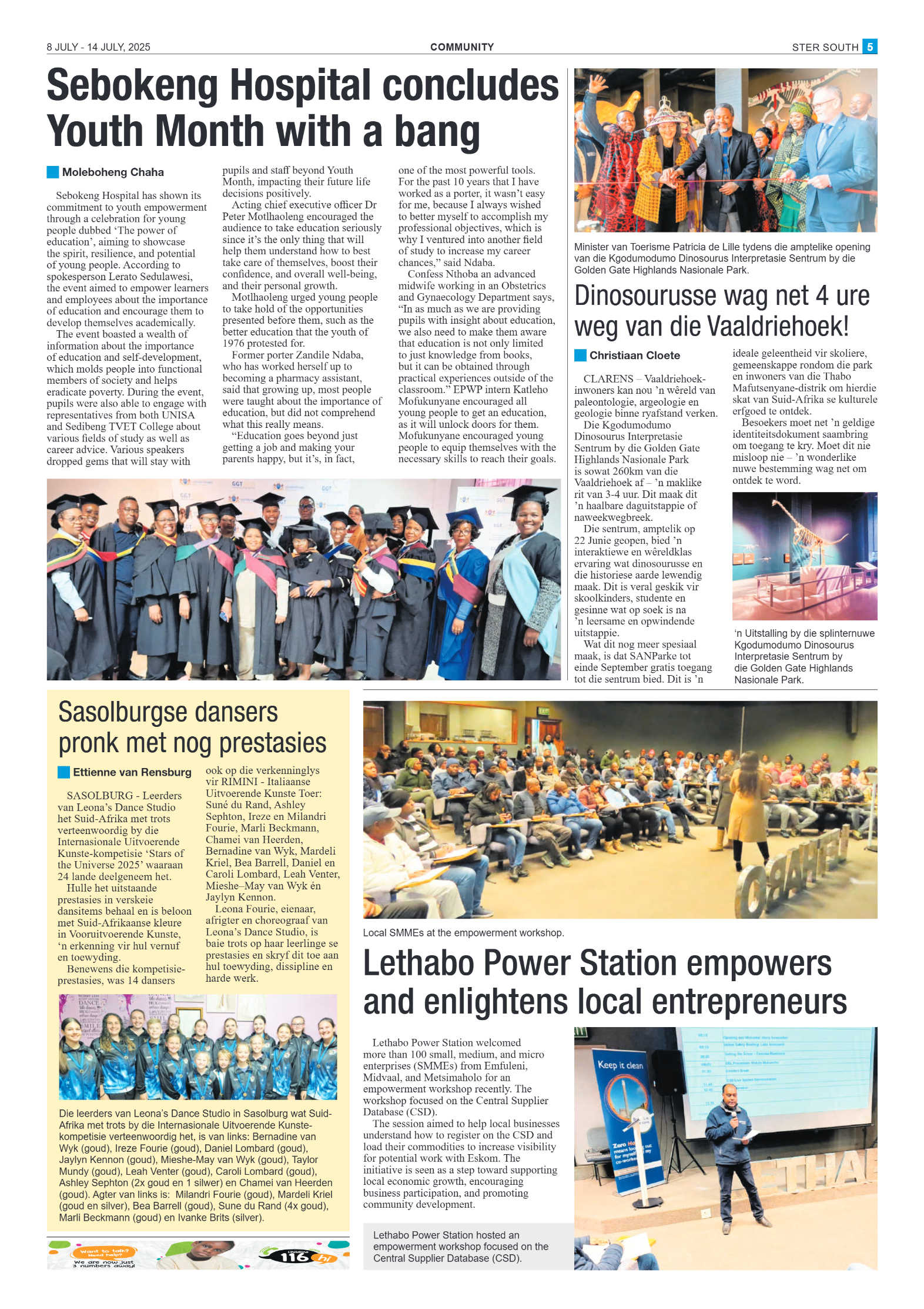 STER SOUTH 8 JULY – 14 JULY, 2025 page 5