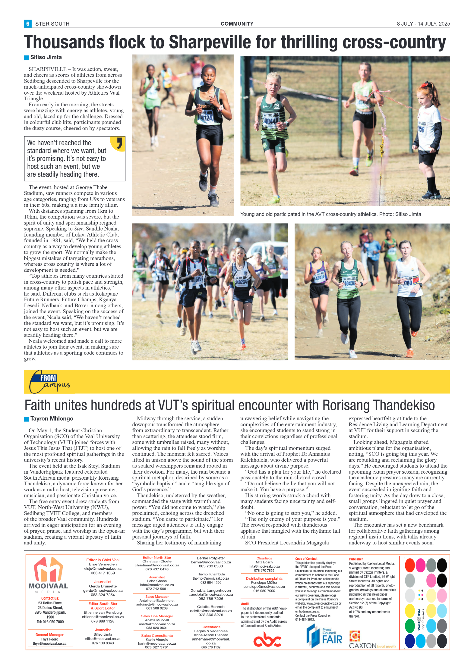 STER SOUTH 8 JULY – 14 JULY, 2025 page 6