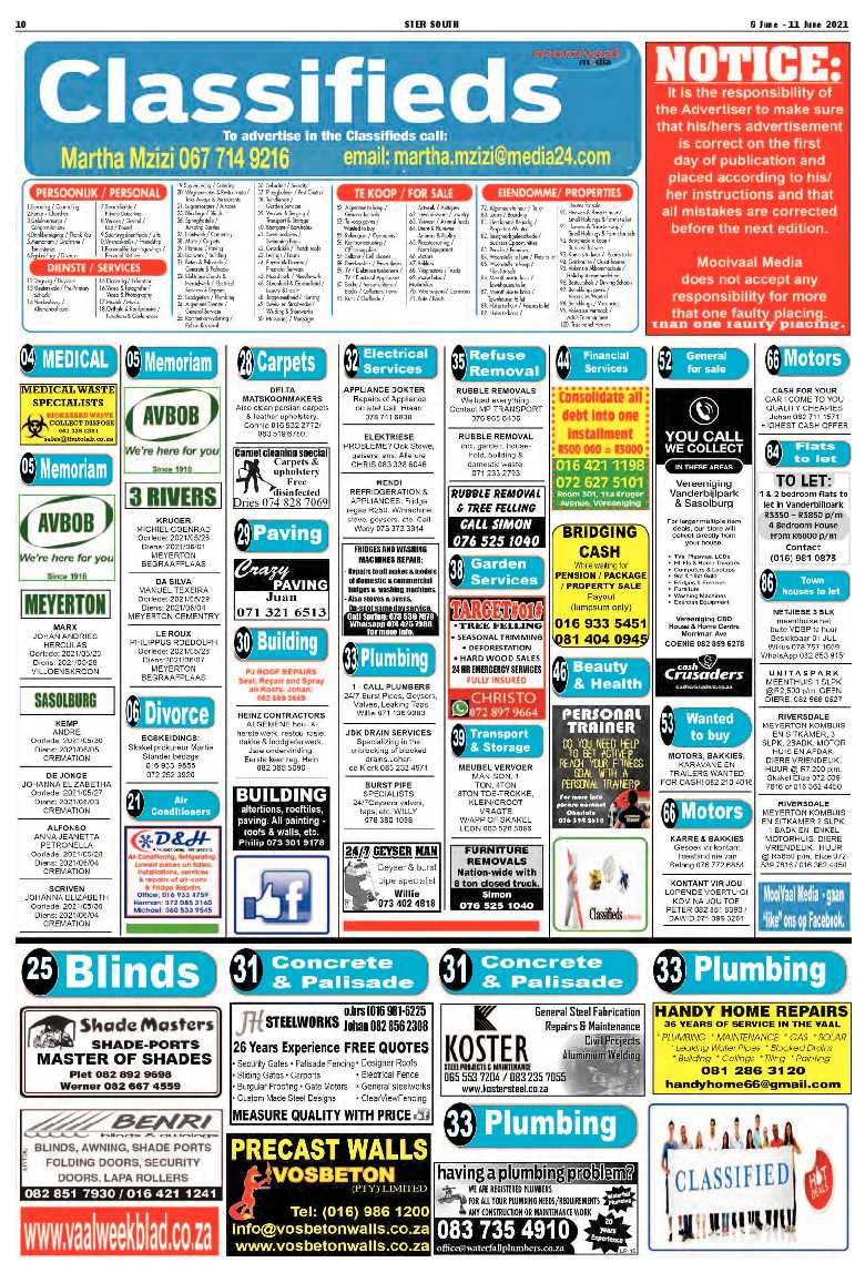 STER SOUTH 8 June – 11 June 2021 page 10