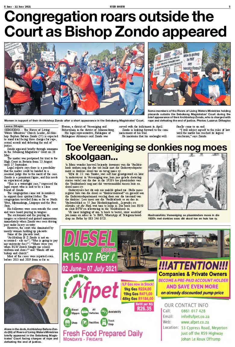 STER SOUTH 8 June – 11 June 2021 page 5