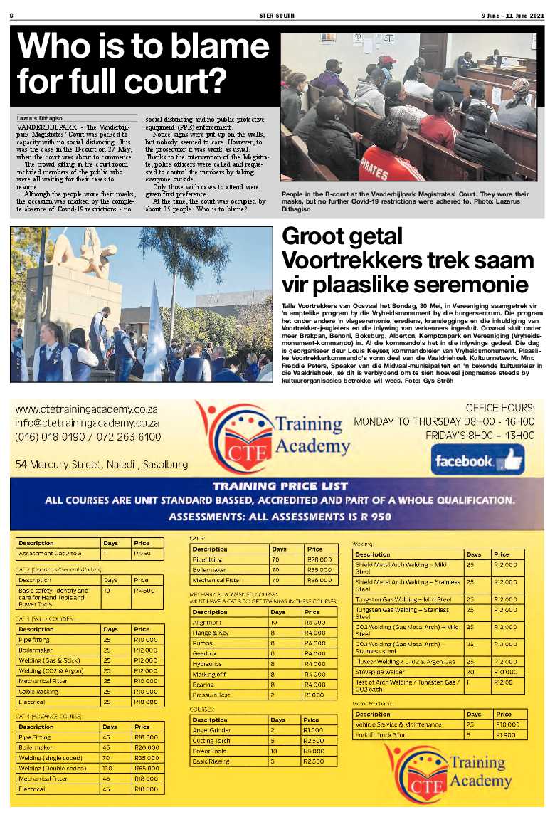 STER SOUTH 8 June – 11 June 2021 page 8