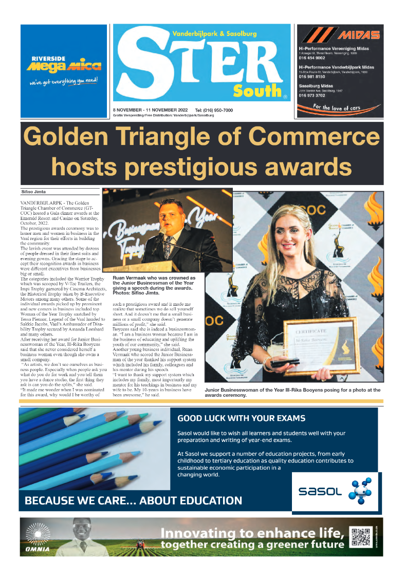 STER SOUTH 8 November – 11 November 2022 page 1