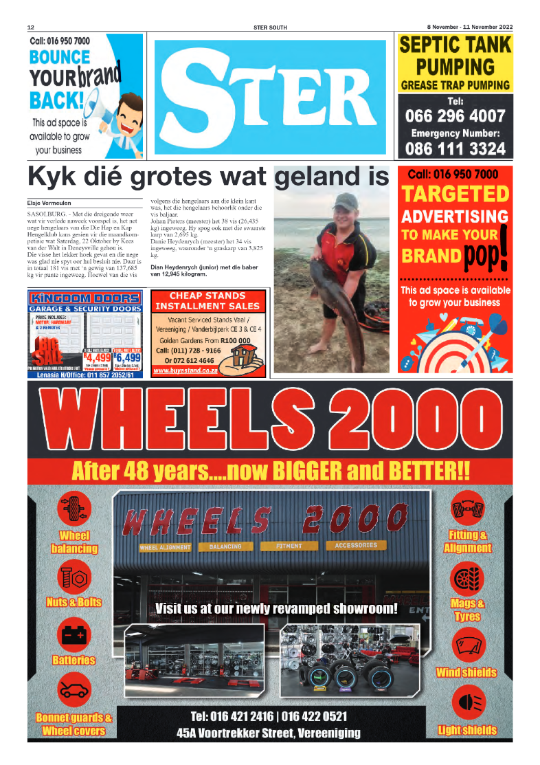 STER SOUTH 8 November – 11 November 2022 page 12