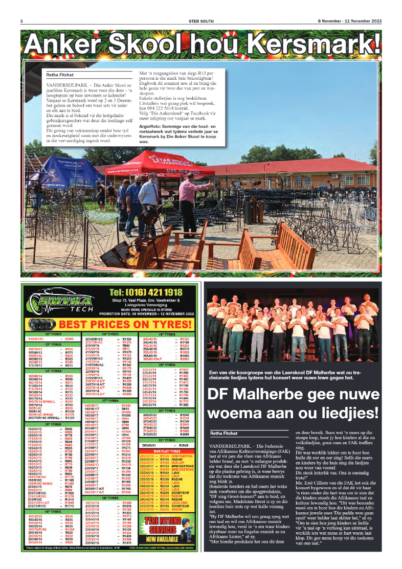 STER SOUTH 8 November – 11 November 2022 page 2