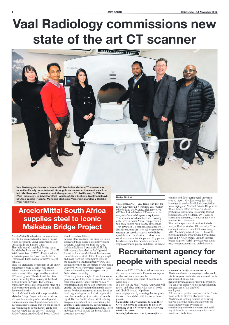 STER SOUTH 8 November – 11 November 2022 page 4