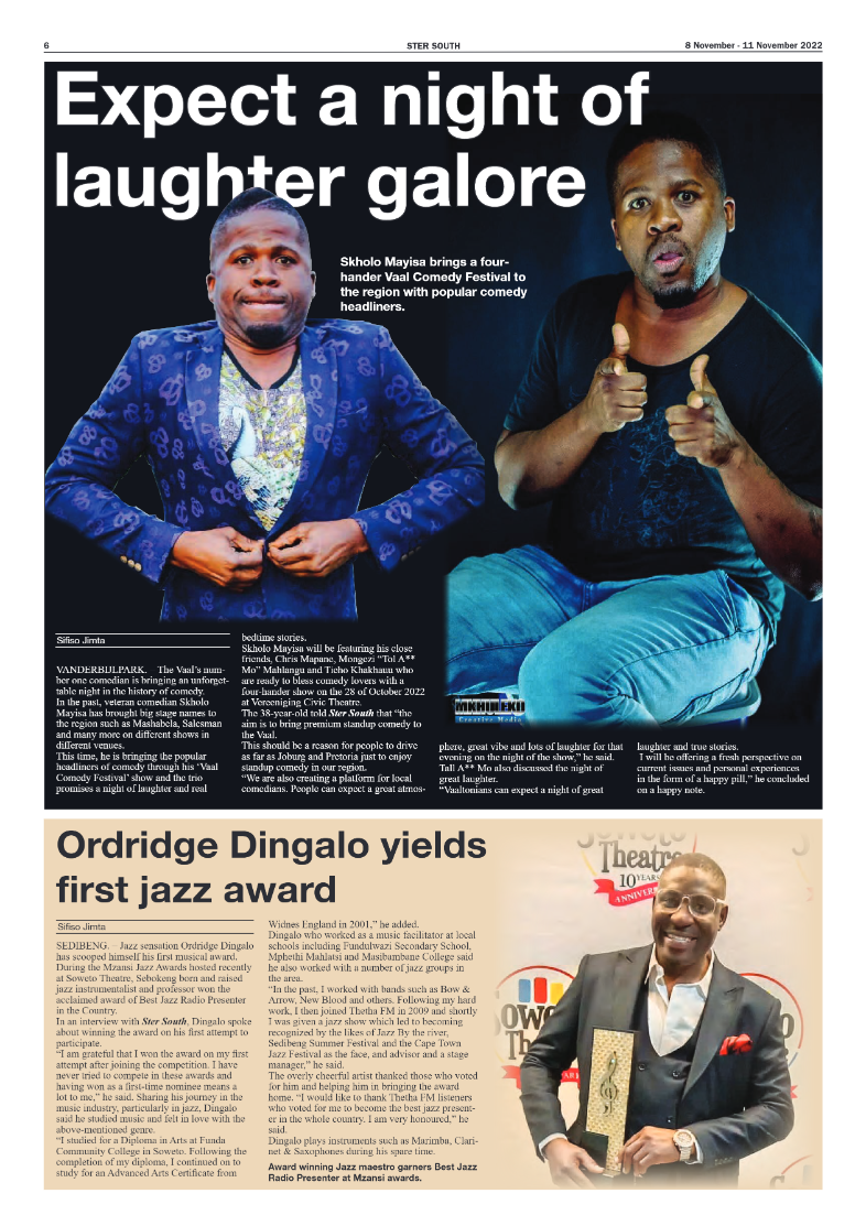 STER SOUTH 8 November – 11 November 2022 page 6