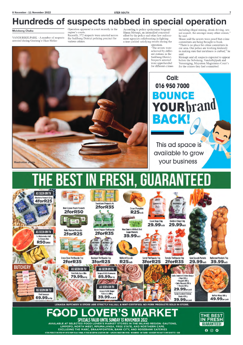 STER SOUTH 8 November – 11 November 2022 page 7