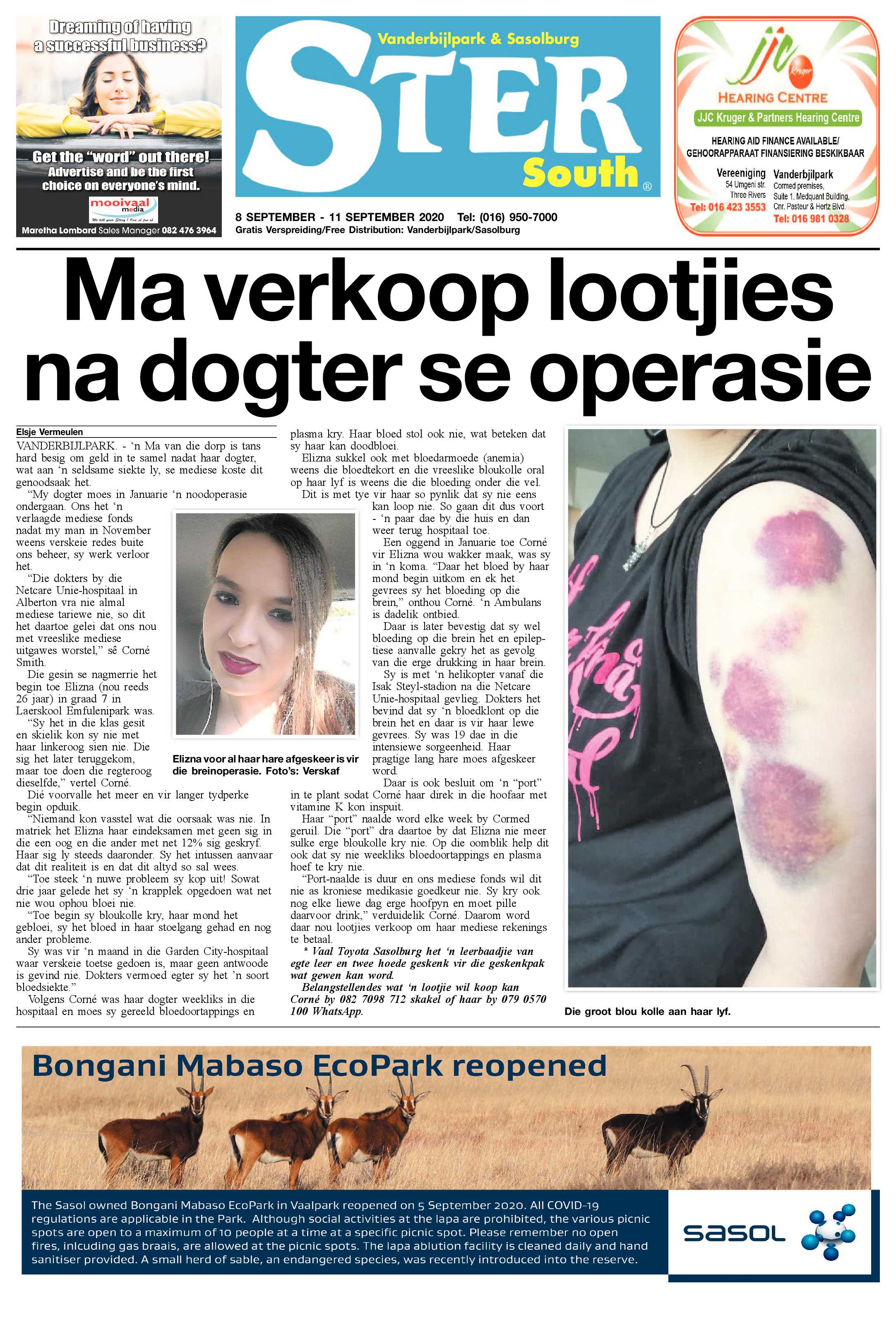 STER SOUTH 8 September – 11 September 2020 page 1