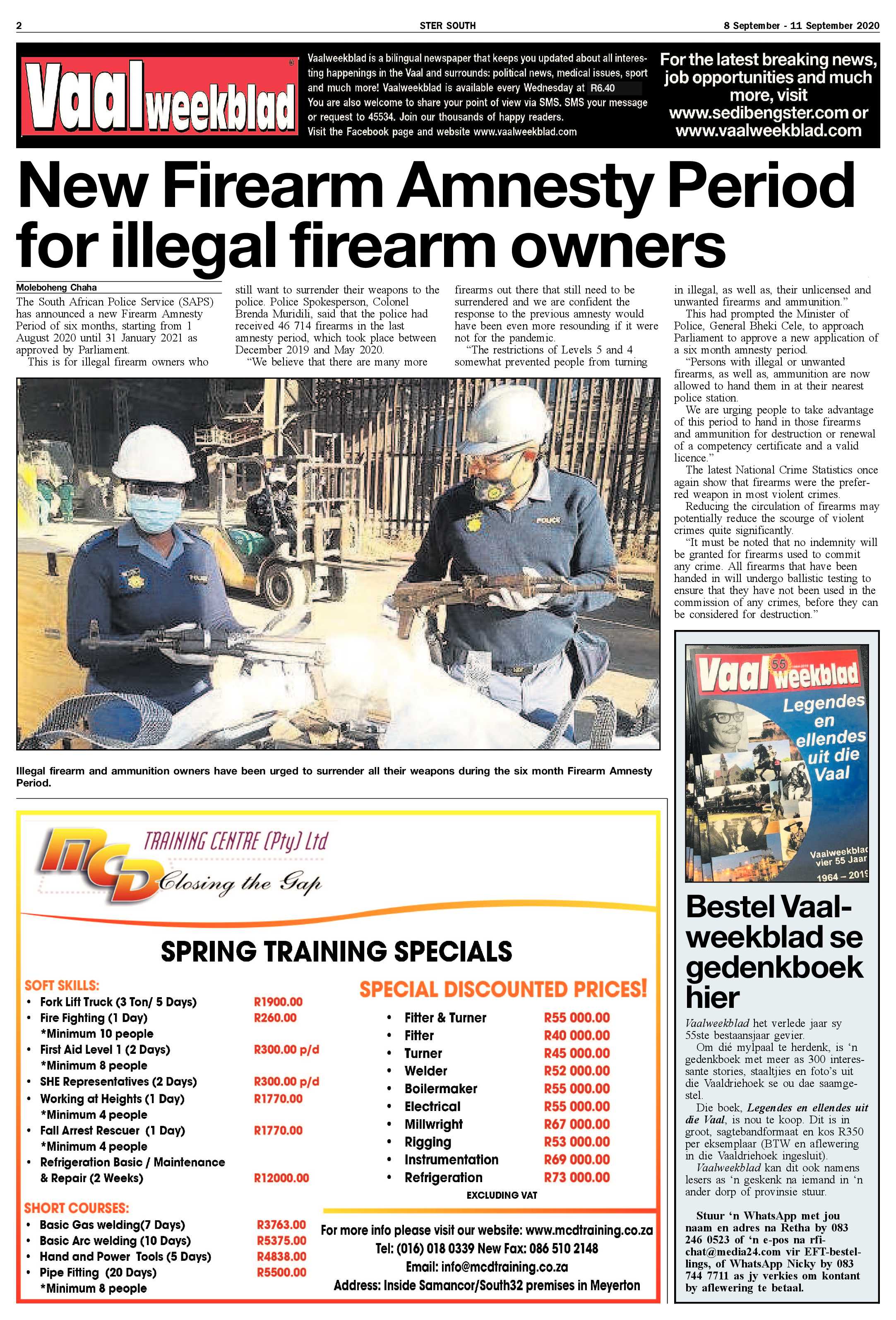 STER SOUTH 8 September – 11 September 2020 page 2