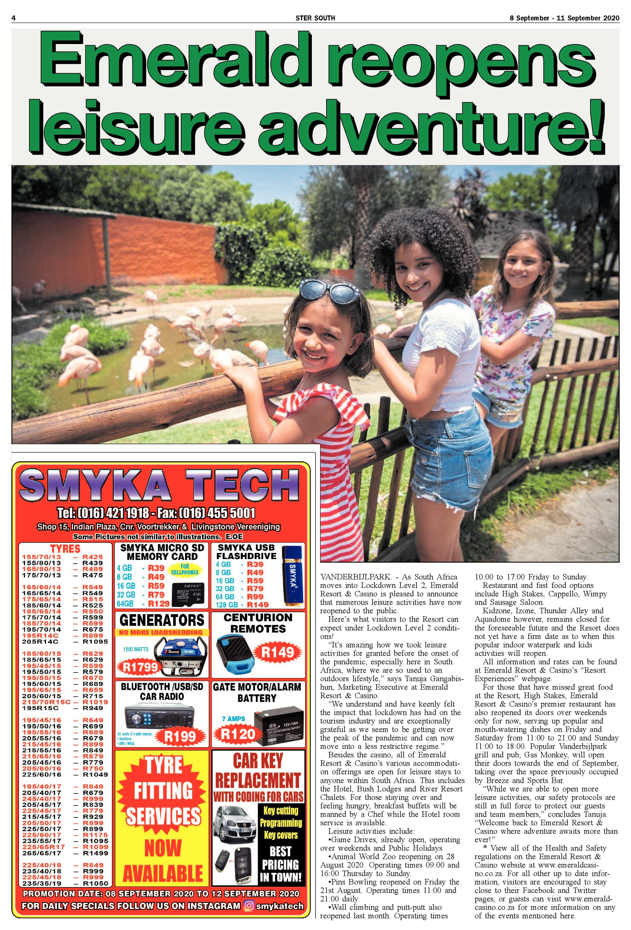 STER SOUTH 8 September – 11 September 2020 page 4