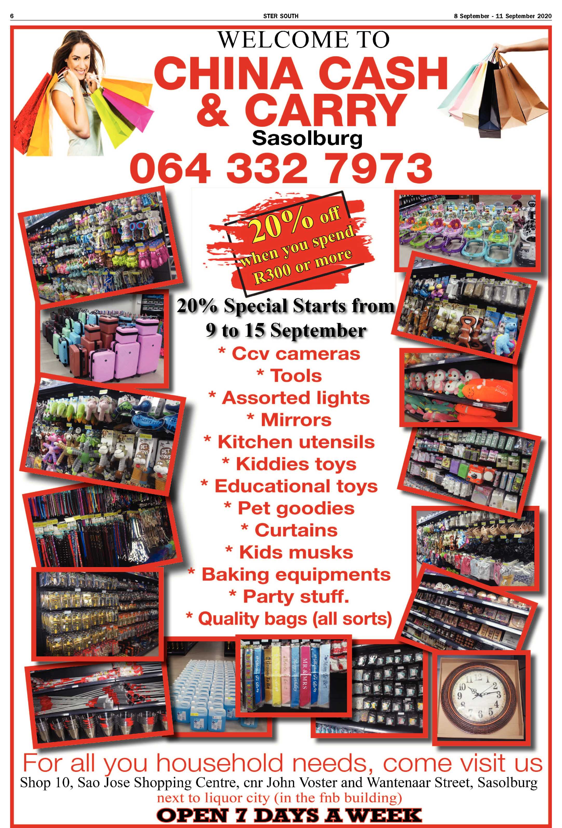 STER SOUTH 8 September – 11 September 2020 page 6