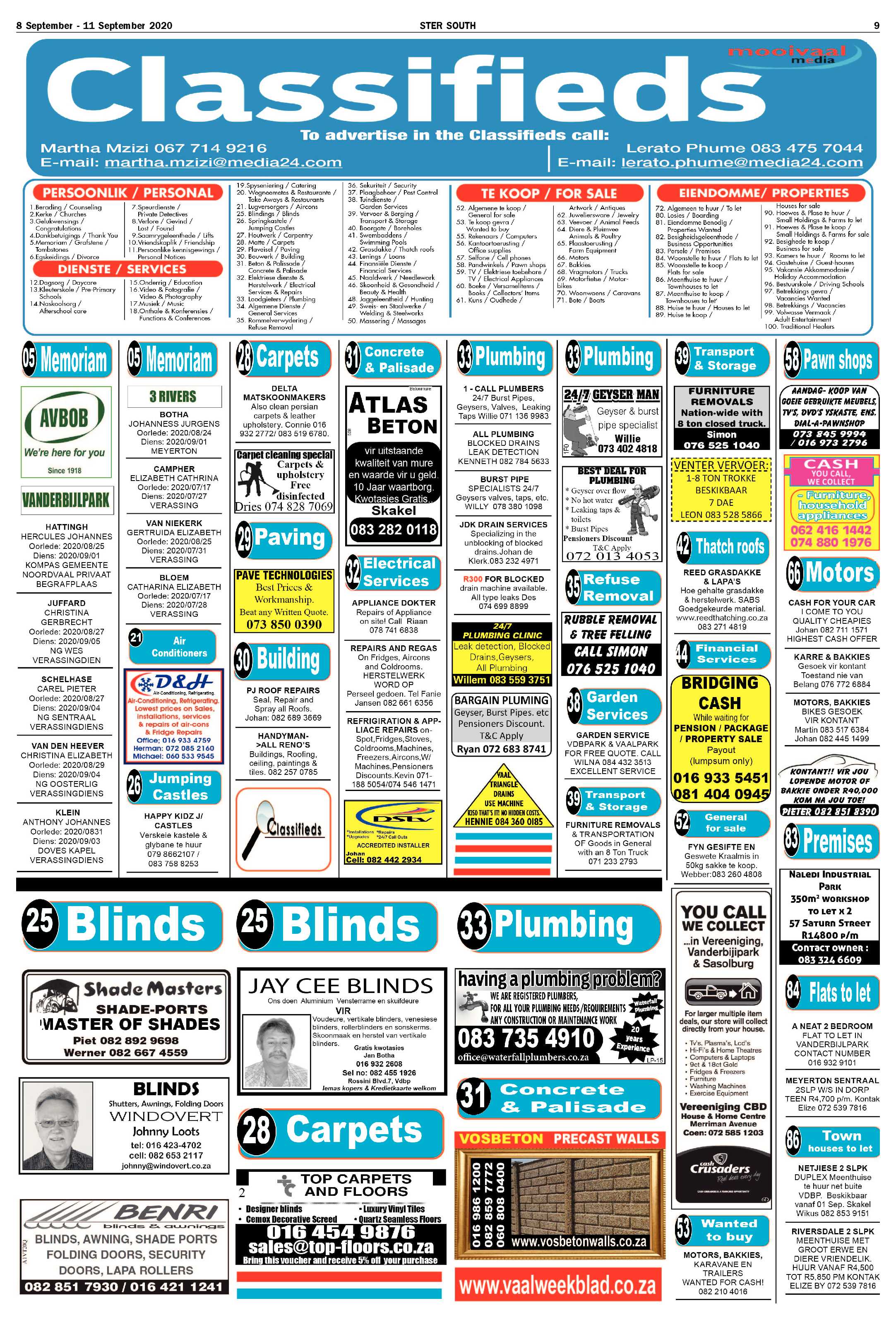 STER SOUTH 8 September – 11 September 2020 page 9